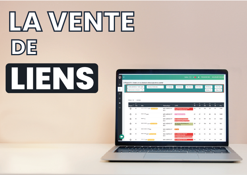 La vente de liens