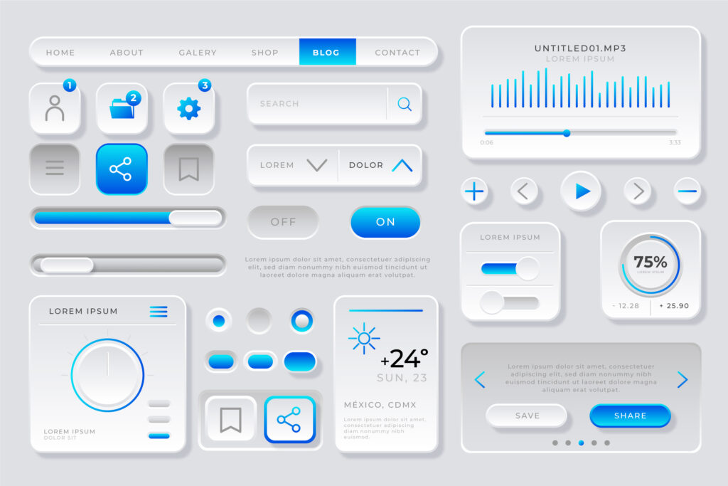 Intégrer des widgets pratiques